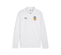 PUMA Camiseta de training Valencia CF con cremallera de un cuarto juvenil, Ropa, Blanco, 9-10Y