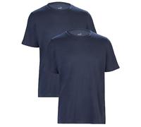 PUMA Camiseta Deporte para hombre Statement Deluxe Edition - Algodón - Paquete doble, azul marino, M
