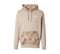 PUMA Camiseta deportiva 'ESS' taupe / blanco M taupe / blanco