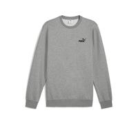 PUMA ESS Small No. 1 Logo Crew FL, Felpe dell'equipaggio Hombre, Medium Gray Heather,