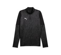 PUMA Camiseta deportiva 'TeamCup' gris / negro / blanco S gris / negro / blanco