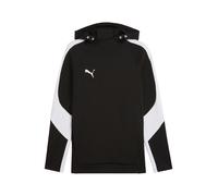 PUMA Camiseta deportiva 'TeamEvostripe' negro / blanco L negro / blanco