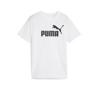 PUMA Camiseta ESS con logotipo n.º 1 juvenil, Accesoiros, Blanco, 11-12Y
