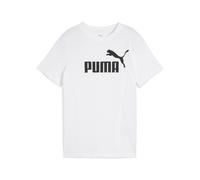 PUMA Camiseta ESS con logotipo n.º 1 juvenil, Accesoiros, Blanco, 11-12Y