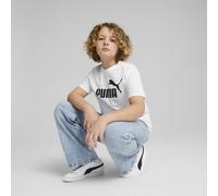 PUMA Camiseta ESS con logotipo n.º 1 juvenil, Accesoiros, Blanco, 7-8Y 7-8Y