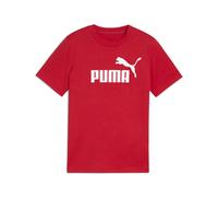 PUMA Camiseta ESS con logotipo n.º 1 juvenil, Accesoiros, Rojo, 11-12Y