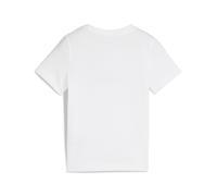PUMA Camiseta ESS con logotipo n.º 1 para niños, Ropa, Blanco, 3-4Y 3-4Y