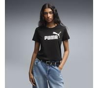 PUMA Camiseta ESS Metálico con logotipo n.º 1 para mujer, Ropa, Negro, M