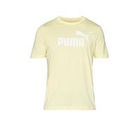PUMA Camiseta 'ESS No. 1' amarillo claro / blanco M amarillo claro / blanco