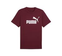 PUMA Camiseta 'Ess No. 1' burdeos / blanco XL burdeos / blanco