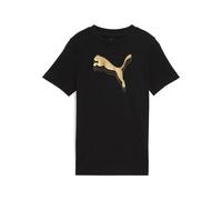 PUMA Camiseta 'ESS' oro / negro 140 oro / negro