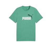 PUMA Camiseta Essentials 2 Colour con Logo n.º 1 Hombre 3XL, Vibrant Green