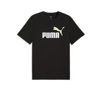 PUMA Camiseta Essentials 2 Colour con Logo n.º 1 Hombre M, Black Apple Spritz Green