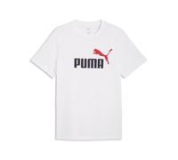 PUMA Camiseta Essentials 2 Colour con Logo n.º 1 Hombre XXL, White Red