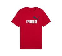 PUMA Camiseta Essentials 2 Colour con logo n.º 1 para hombre, Ropa, Rojo, XXL XXL