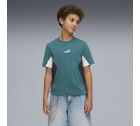 PUMA Camiseta Essentials Block juvenil, Ropa, Verde, 7-8Y