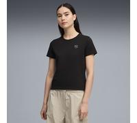 PUMA Camiseta Essentials Elevated Mujer S, Black