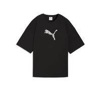 PUMA Camiseta Essentials Graphics Bedazzled de Corte Extragrande Mujer S, Black