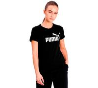 Puma - Camiseta Essentials Logo Mujer, Mujer, Black, S