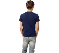 Puma - Camiseta Essentials Logo Niño, Unisex, Peacoat, 140 cm