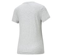 PUMA Camiseta Essentials Logo para mujer, Ropa, Gris, S S