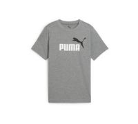 Camiseta puma essentials 2 color no.1 log,medium gray, infantil 9 - 10 AÑOS
