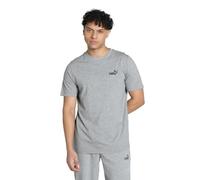 Puma Camiseta ESS Small No. 1 Logo – Unisex adulto – Gris medio jaspeado