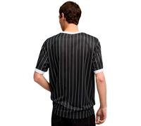 Puma - Camiseta Essentials Striped Jersey, Hombre, Black, S