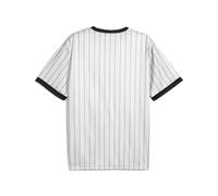 PUMA Camiseta Essentials Striped para hombre, Accesoiros, Blanco, XS XS