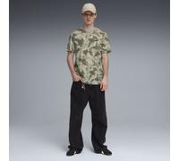 PUMA Camiseta estampada Camo para hombre, Accesoiros, Beige, XS XS