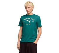 PUMA Camiseta Estampada Class Hombre M, Emerald Ice Green