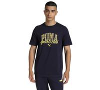PUMA Camiseta Estampada Class Hombre XL, New Navy Blue