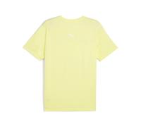 PUMA Camiseta estampada con tejido de malla RUN CLUB para hombre, Ropa, Amarillo, M M