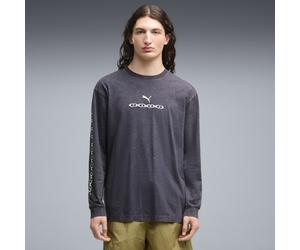 PUMA Camiseta estampada de manga larga Run Culture Collective para hombre, Ropa, Gris, M