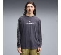 PUMA Camiseta estampada de manga larga Run Culture Collective para hombre, Ropa, Gris, XL