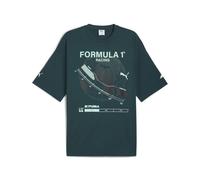 PUMA Camiseta estampada F1® para hombre, Ropa, Verde Terrain, XS XS