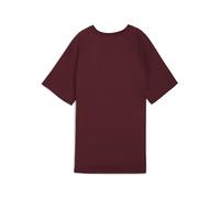 PUMA Camiseta estampada holgada Evostripe para mujer, Ropa, Rojo, L L