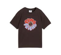 PUMA Camiseta estampada holgada Imaginary Friend para niños, Accesoiros, Marrón, 3-4Y