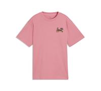 PUMA Camiseta estampada holgada MID90s juvenil, Accesoiros, Rosa, 7-8Y