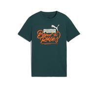 PUMA Camiseta estampada MID90s III juvenil, Ropa, Verde, 11-12Y 11-12Y