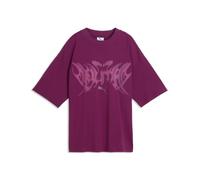 PUMA Camiseta Estampada Midnight Shadow Extragrande Niño 176, Fuchsia Glow Pink