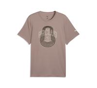 PUMA Camiseta estampada Run Club para hombre, Ropa, Beige, XL XL