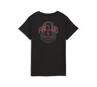 PUMA Camiseta estampada Run Club para mujer, Ropa, Negro, S S