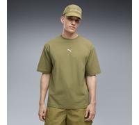 PUMA Camiseta estampada Run Culture Collective Boxy para hombre, Accesoiros, Marrón, XXL