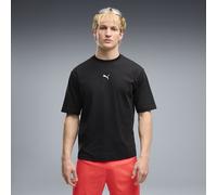 PUMA Camiseta estampada Run Culture Collective Boxy para hombre, Accesoiros, Negro, S