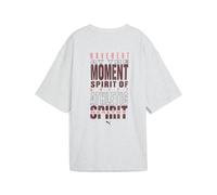 PUMA Camiseta extragrande Wardrobe Essentials Go Together Graphic juvenil, Ropa, Blanco, 15-16Y 15-16Y