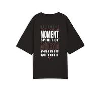 PUMA Camiseta extragrande Wardrobe Essentials Go Together Graphic juvenil, Ropa, Negro, 11-12Y 11-12Y