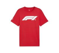 PUMA Camiseta F1 ESS Logo para Hombre, 180 g, Rojo Pop, Talla XL, Rojo Pop, XL
