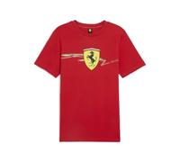 Puma Camiseta Ferrari Race Big Shield para Hombre, Rosso Corsa, Small