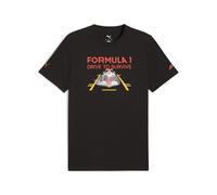PUMA Camiseta Formula 1 Drive To Survive Graphic Negra - Talla: XL